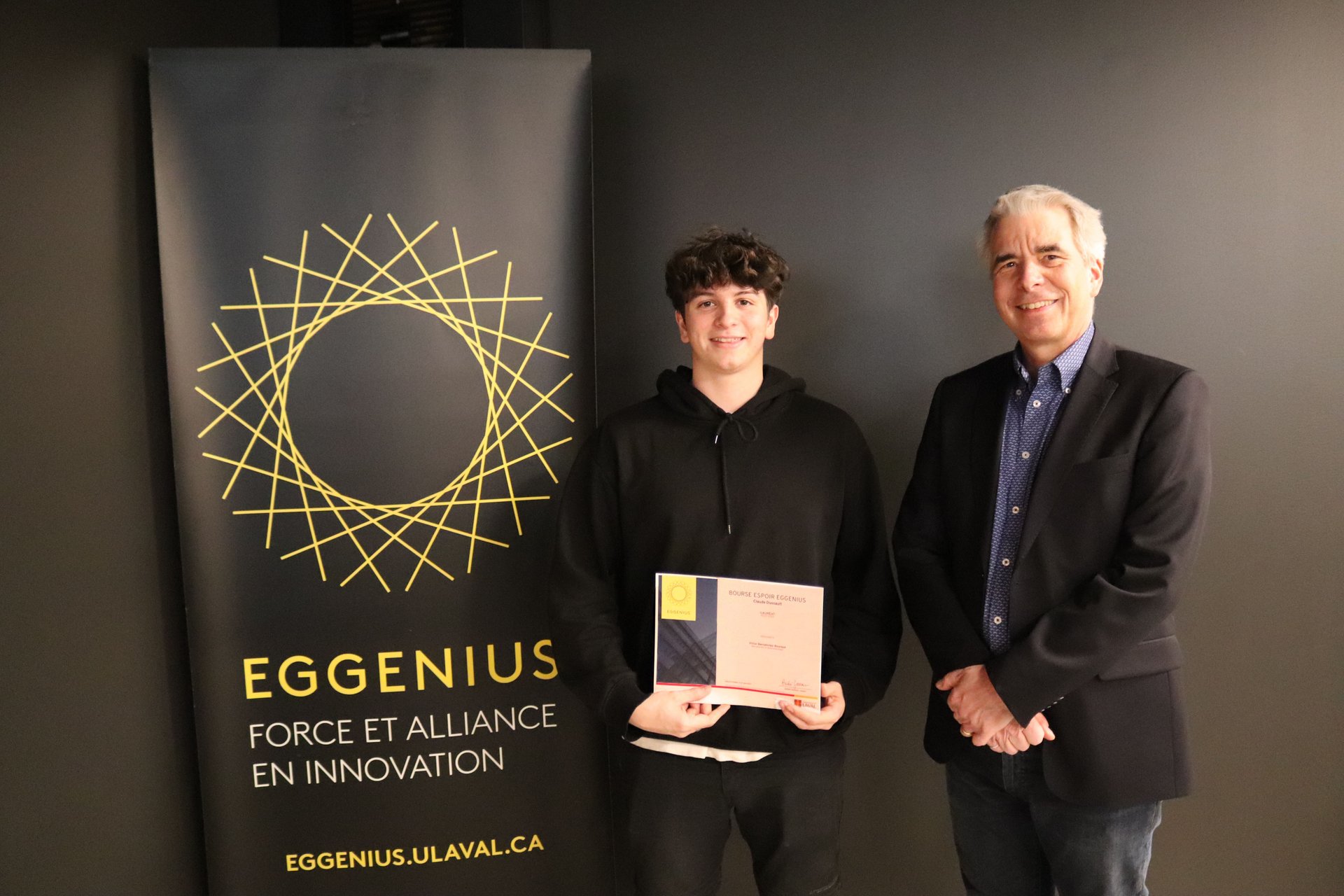 Victor Bernatchez-Bourque et André Zaccarin