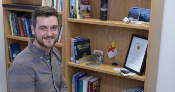 Jean-Sébastien Moore, professeur au Département de biologie