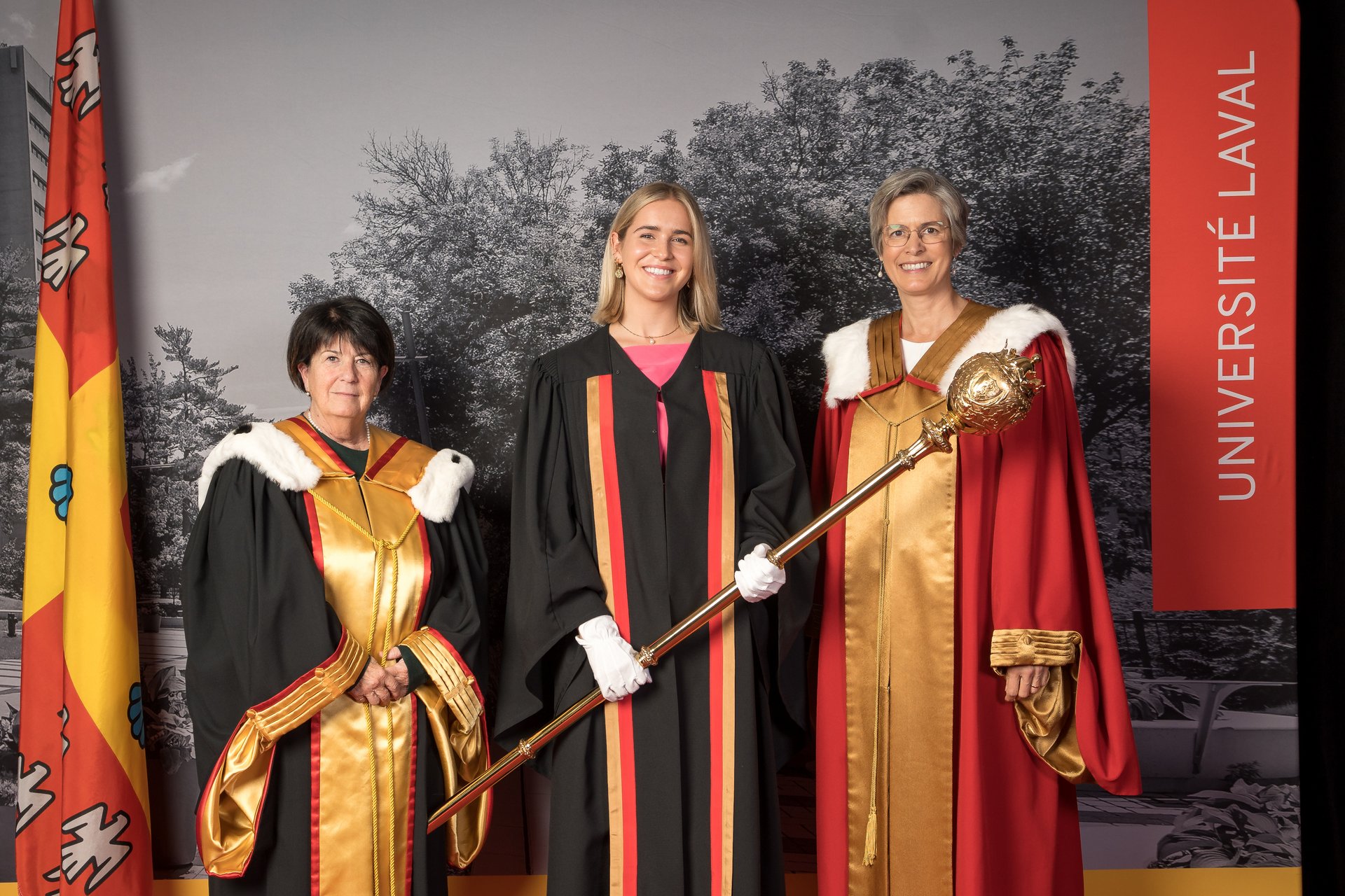 Monique Richer, Anne-Sophie Cloutier et Sophie D'amours