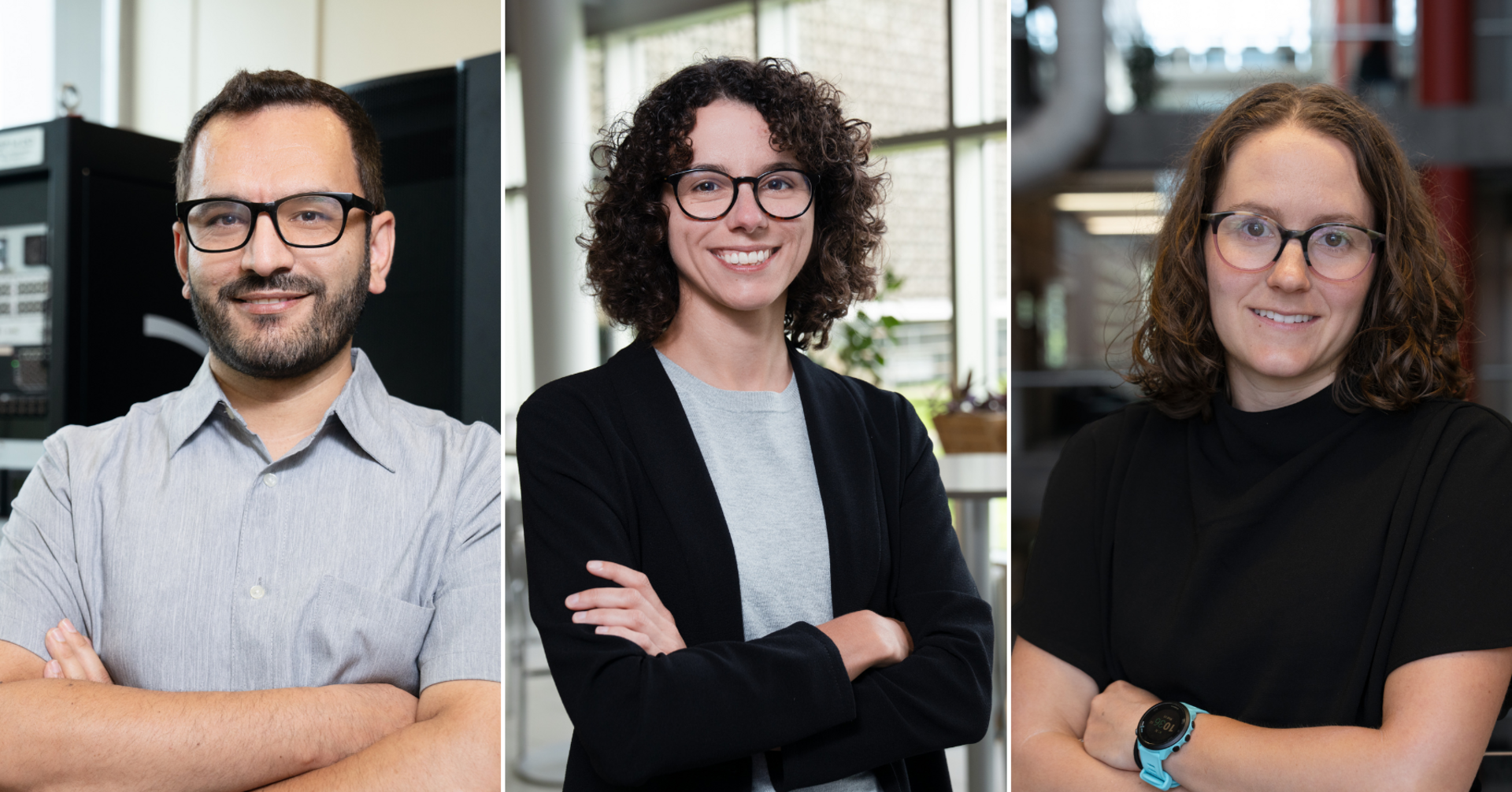 Akhtar Hussain, Marie-Lou Gendron-Marsolais et Jullien Flynn