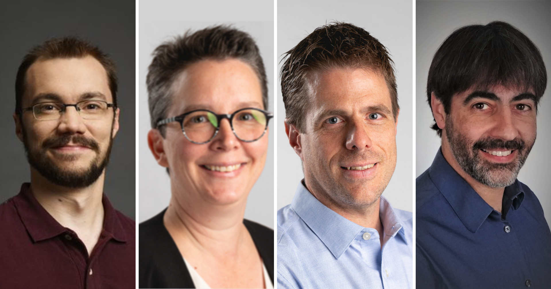 Alexandre Campeau-Lecours, Catherine Mercier, Jean-Sébastien Roy et Laurent Bouyer