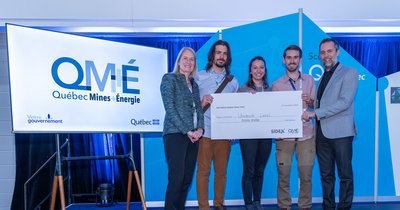Gagnants du Défi Explo au congrès Québec-Mines