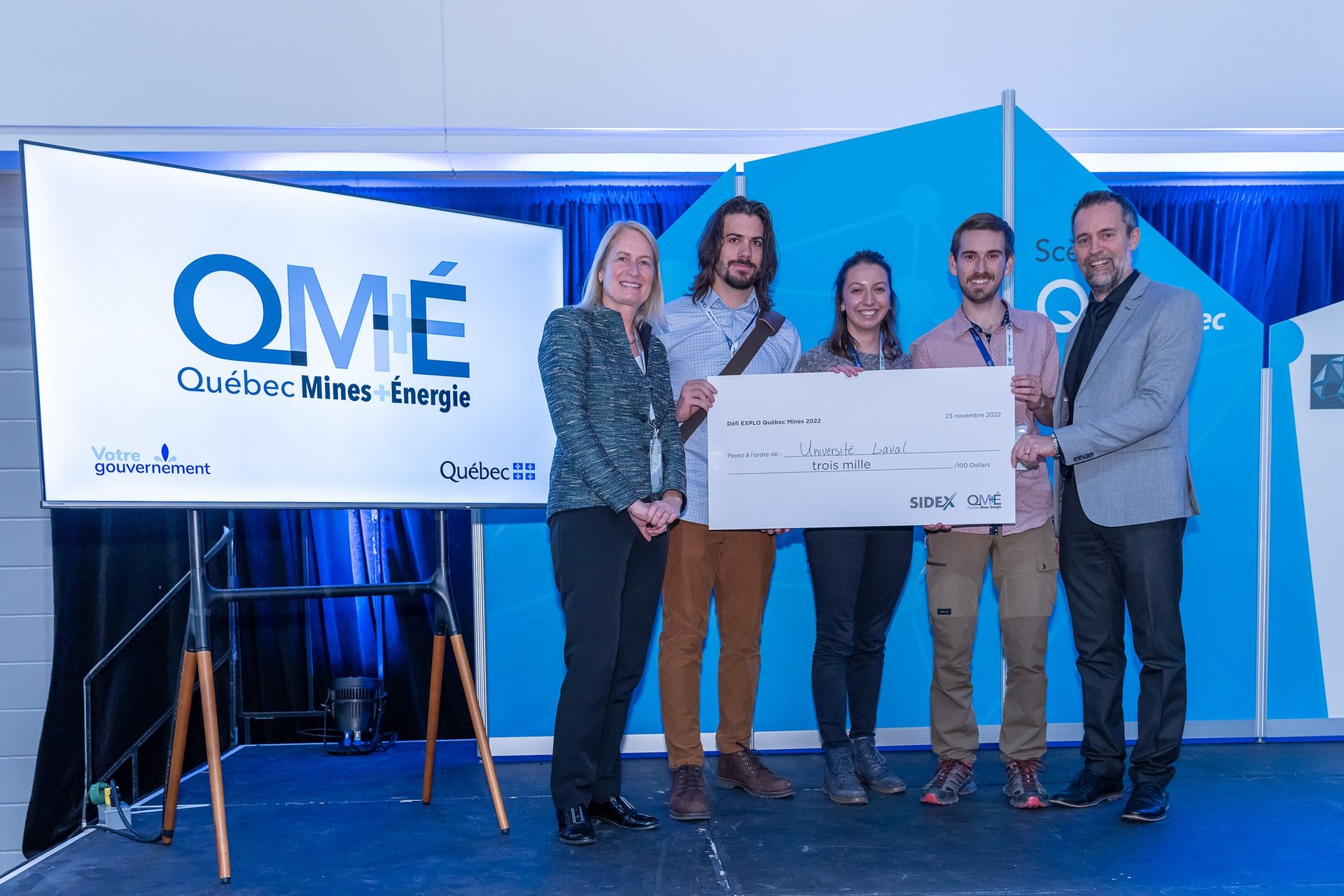 Gagnants du Défi Explo au congrès Québec-Mines