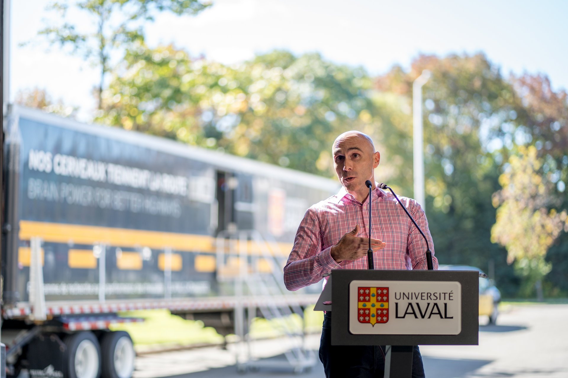 Le professeur Jean-Pascal Bilodeau