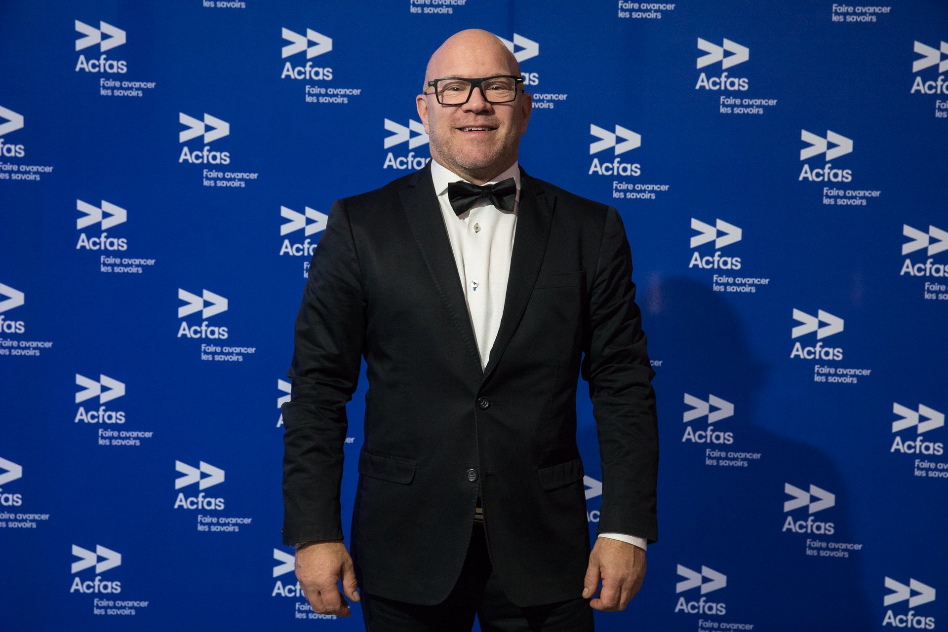 Philippe Archambault, professeur à la Faculté des sciences et de génie, au Gala de l'Acfas