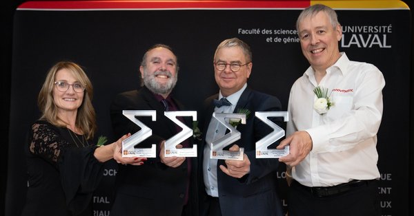 Kathy Champagne, Frédéric-Georges Fontaine, Normand Voyer, Marc Soucy aux Prix Summa 2023