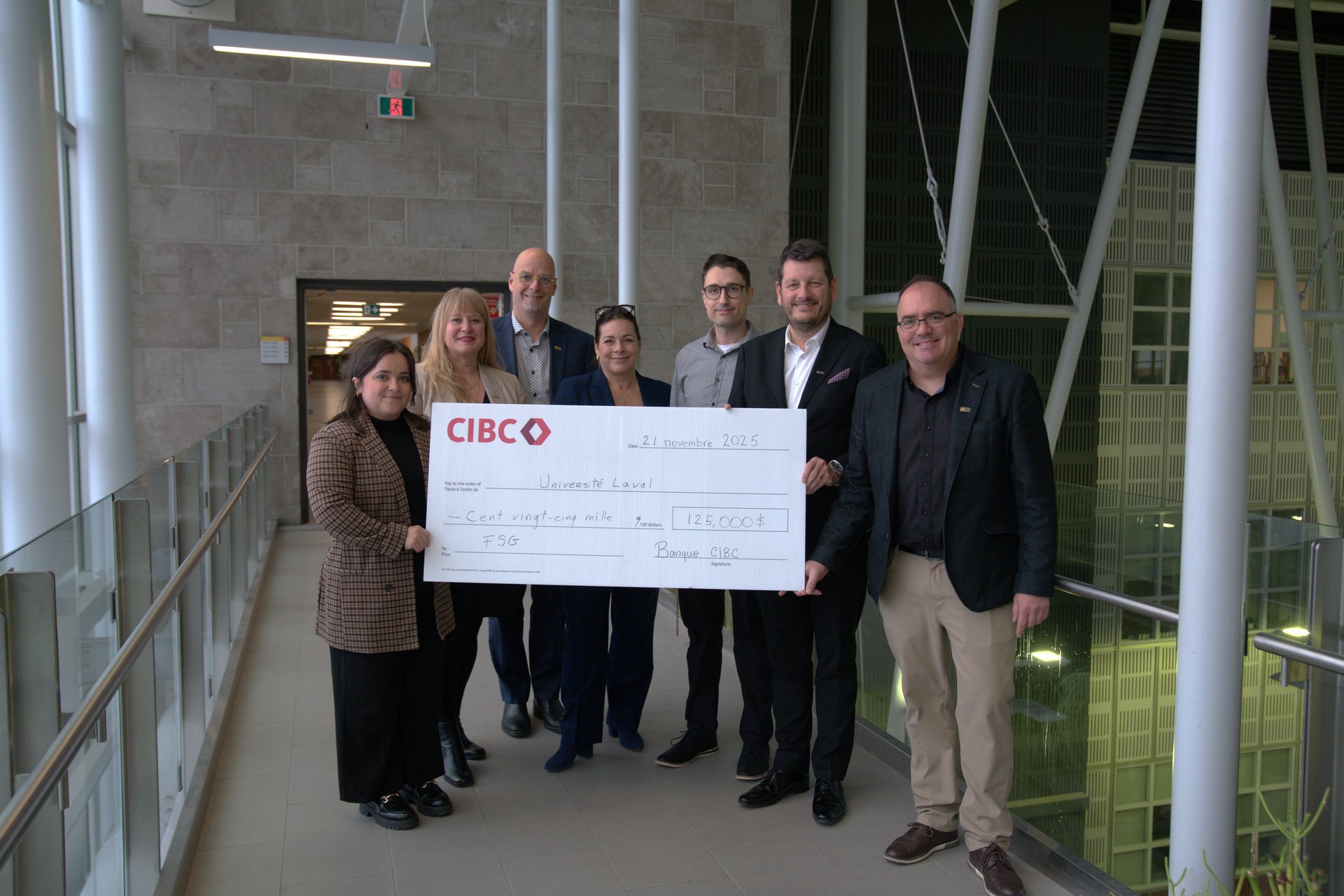 Meghan Jadot, Geneviève Desbiens, Stéphane Boudreau, Marie-France Deslisle, Christopher Nepton-Breton, Charles Martel et Pierre Langevin. 