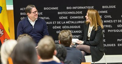 Conférence Éric Martel, diplômé au baccalauréat en génie électrique à président et chef de la direction de Bombardier