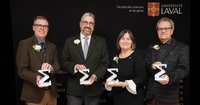 Prix Summa 2024 de gauche à droite : Simon Thibault, Daniel Côté, Marjolaine Castonguay et Pierre Audet.