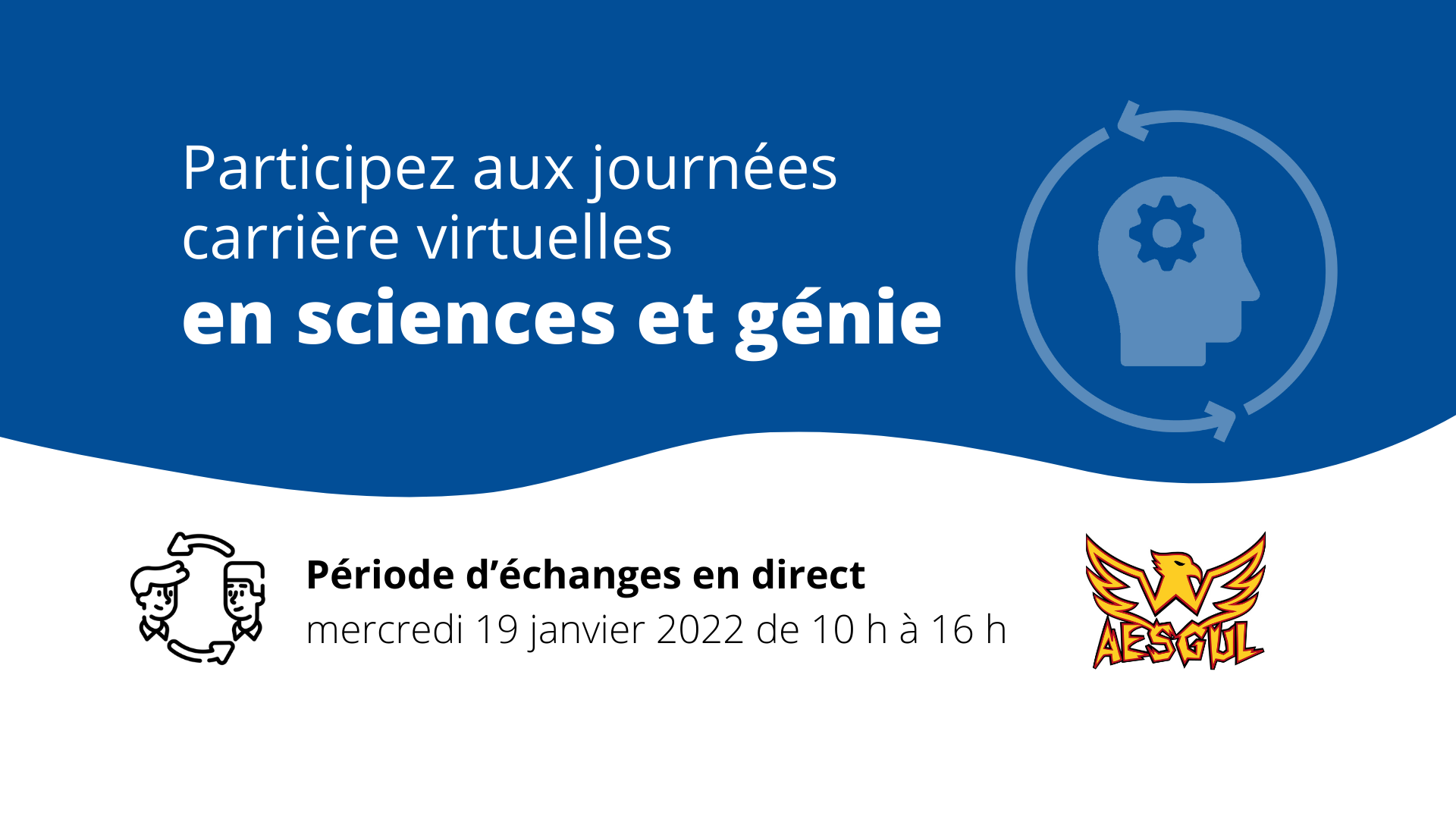 Journées carrière virtuelle en sciences et génie Université Laval